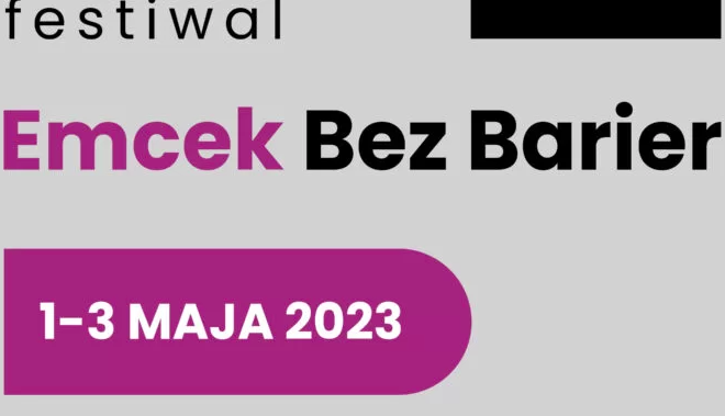 Grafika promocyjna Festiwalu Emcek Bez Barier