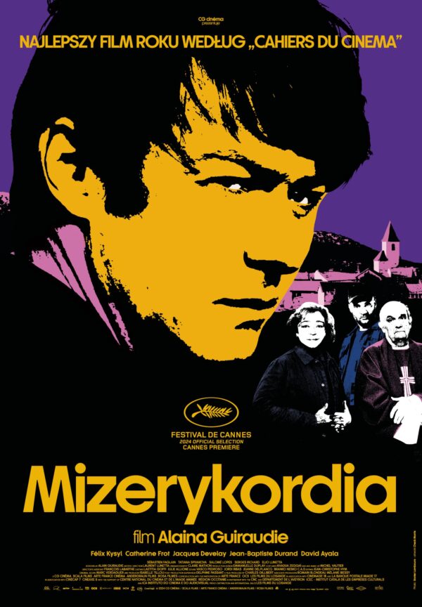 plakat. portret mężczyzny w stylu kreskówkowym