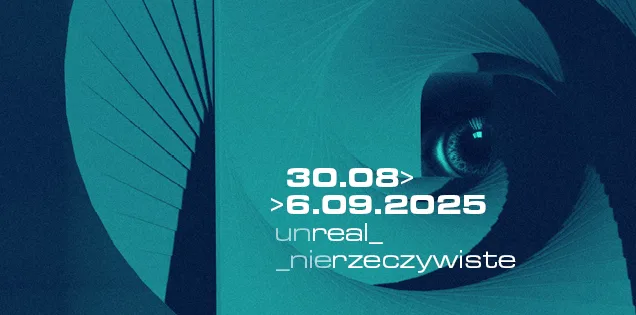 abstrakcyjny wir w turkusowej kolorystyce