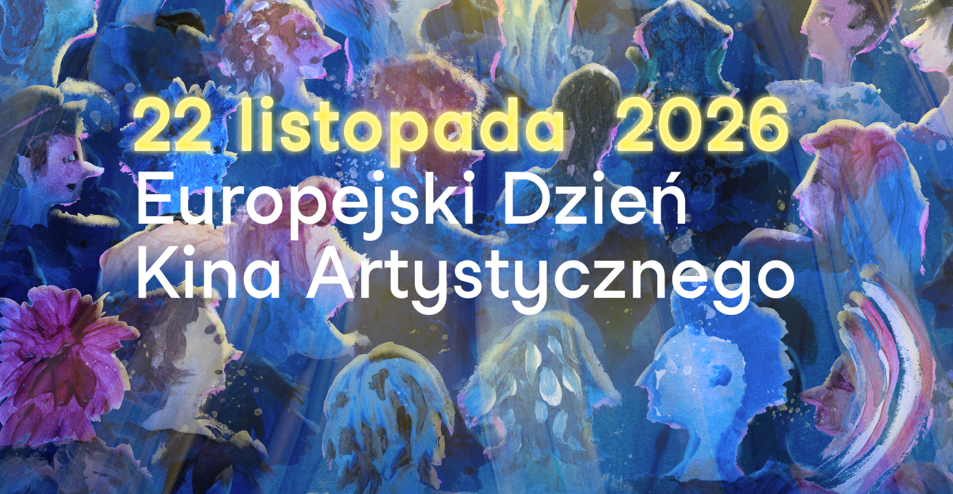 kolorowy artystyczny plakat - tłum barwnych sylwetek ludzi
